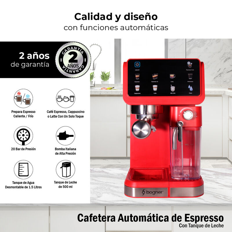 Bogner Cafetera Espresso Automática 20B BDECM03 image number null
