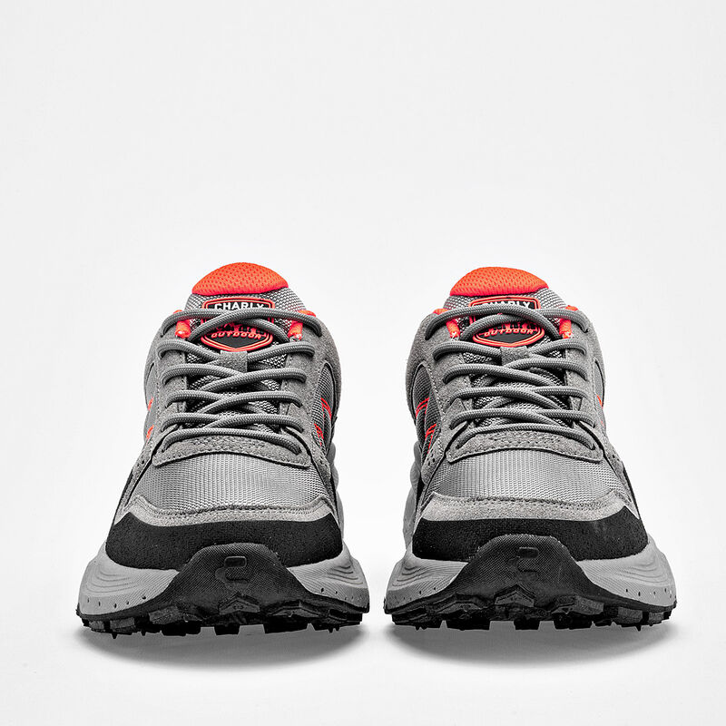 Charly tenis hiking para mujer gris negro cod 1... image number null