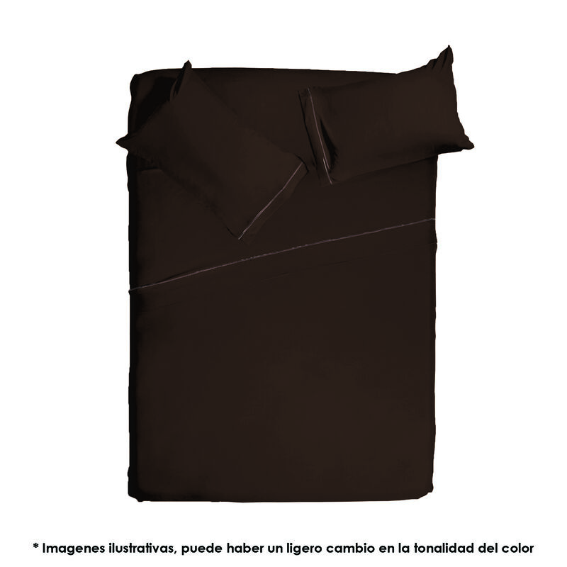 Juego de S&aacute;banas Matrimonial Microfibra S&uacute;per S... image number null