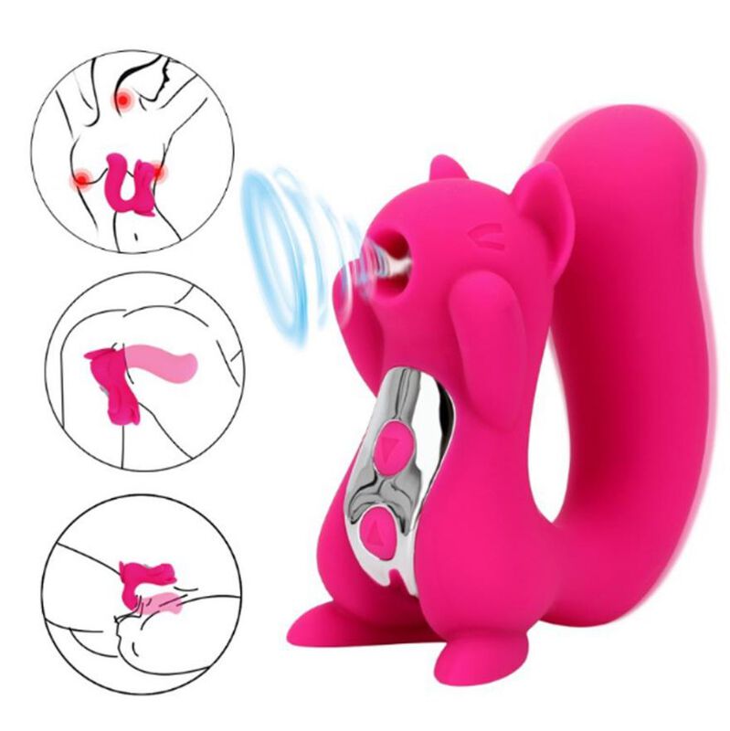 Succionador Squirrel Sucker Tuti Color Rosa 5 S... image number null