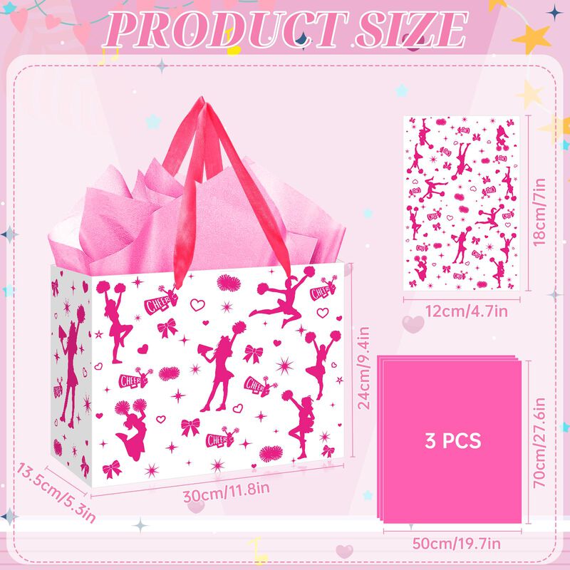 Set De Fiesta Rosa Para Animadoras Con Bolsa De... image number null