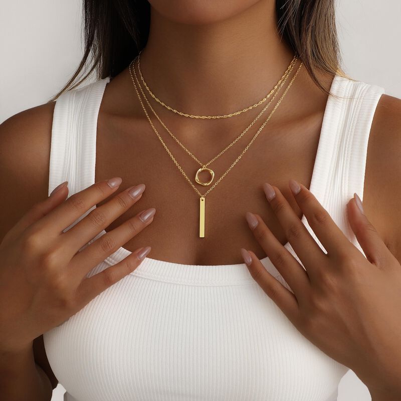 Juego De Collares Apilables Jecomy 15‑18,5 cm C... image number null