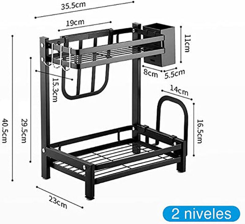 Especiero Brandtrendy Rack de Acero 2 Niveles  image number null