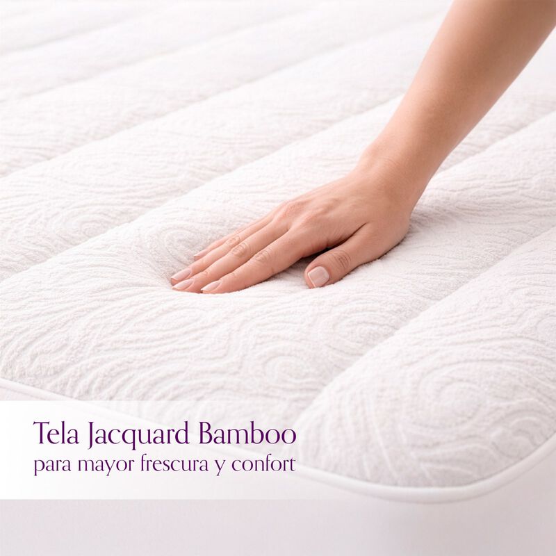 Protector De Colch&oacute;n Queen Size Spring Air Bamb... image number null