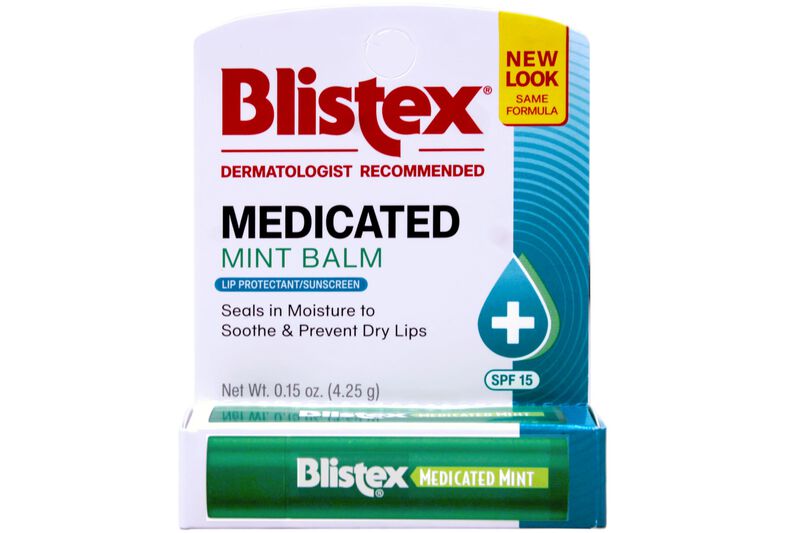 B&aacute;lsamo Labial Blistex Medicated Mint Spf 15 4,... image number null