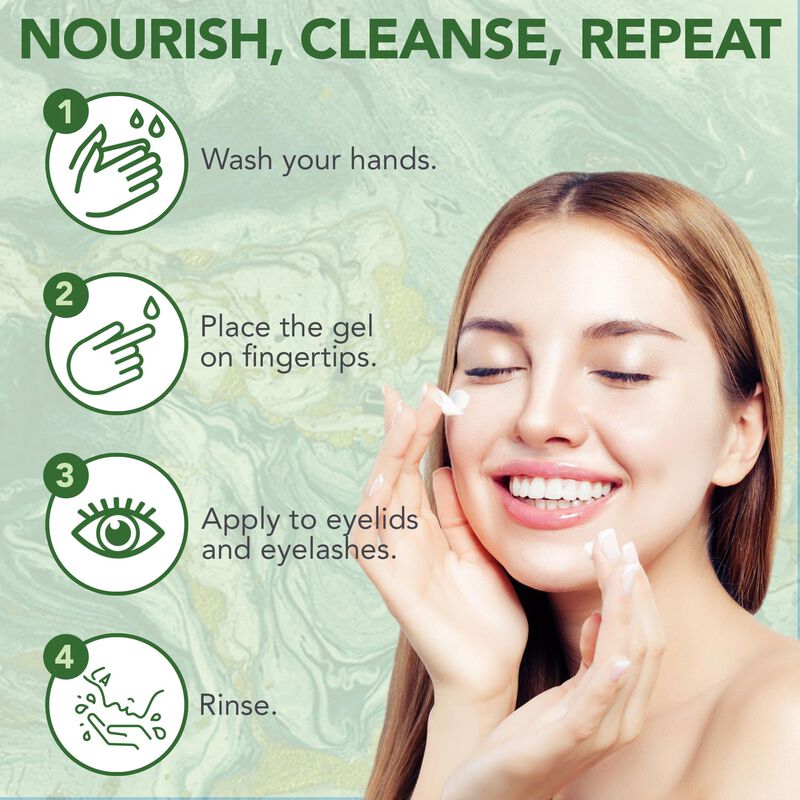 Gel Limpiador De P&aacute;rpados Noveha Tea Tree Para ... image number null