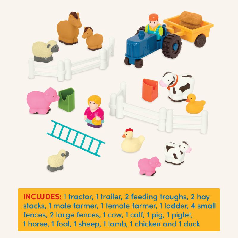 Set De Juego Farm Animal Battat Con 25 Animales... image number null