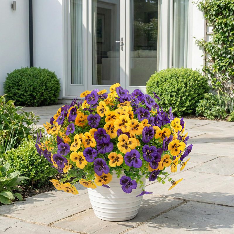 Flores Artificiales Rowfad 36 Piezas Amarillas ... image number null