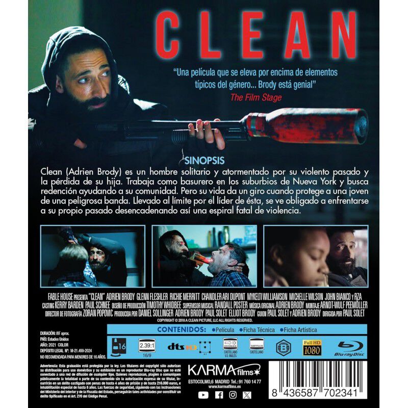 Clean [Blu-ray] (2021) image number null