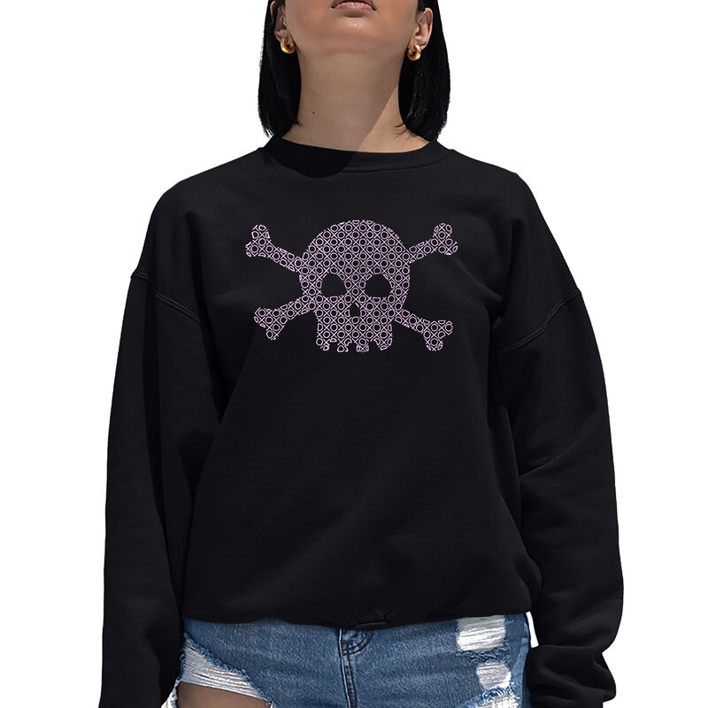 Sudadera De Cuello Redondo Word Art Para Mujer ... image number null