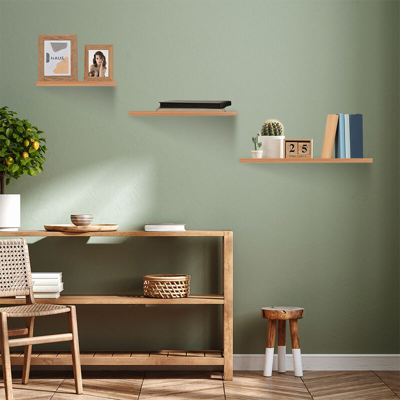 Repisas Flotantes de Madera 3 Pz de 30x15, 40x1... image number null