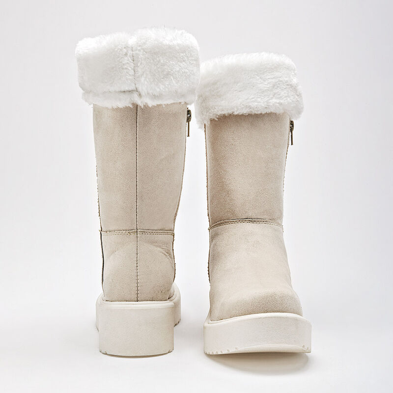 Been Class Bota con peluche para mujer beige image number null