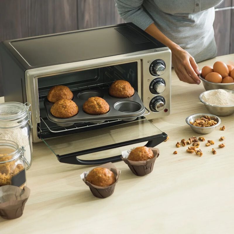 Horno Tostador Oster 15 Litros 4 Funciones Gris image number null