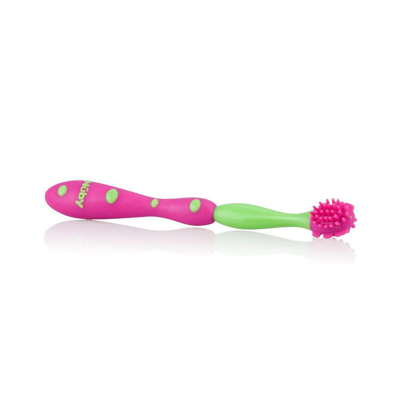 Set Cepillo Oral 3 Etapas Nuby Rosa Verde image number null