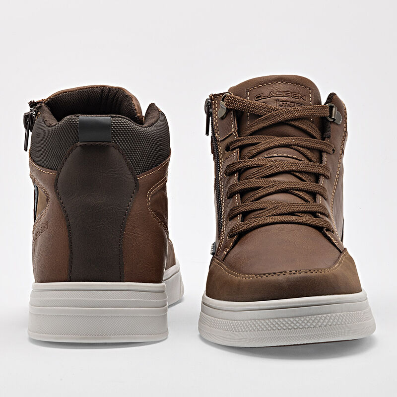 Clasben Tenis urbano para hombre camel caf&eacute; image number null