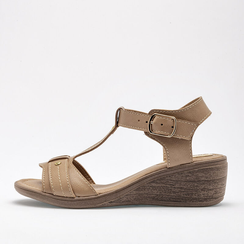 Lady One Sandalia para mujer beige image number null