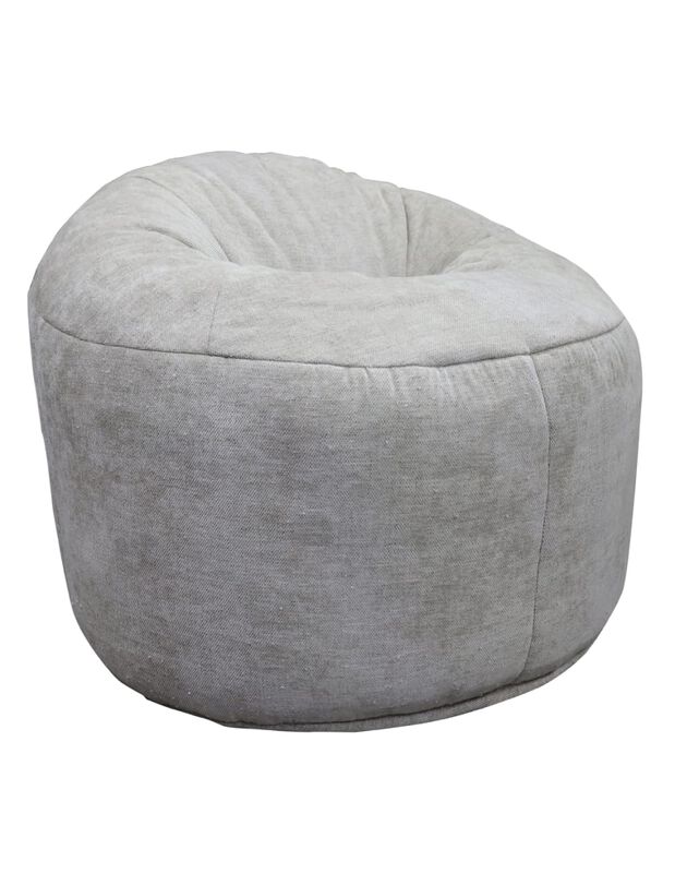 Puff Sill&oacute;n Roma Gris, Suave y Estructura Liger... image number null