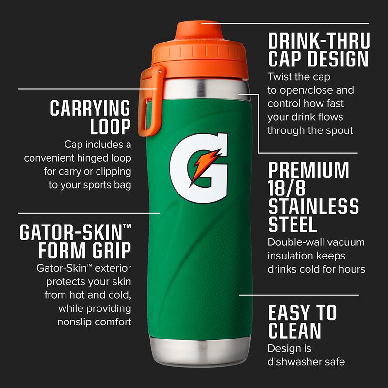 Botella Deportiva Gatorade De Acero Inoxidable,... image number null