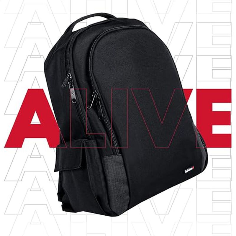 TechZone Mochila Backpack Negra Modelo ALIVE, C... image number null