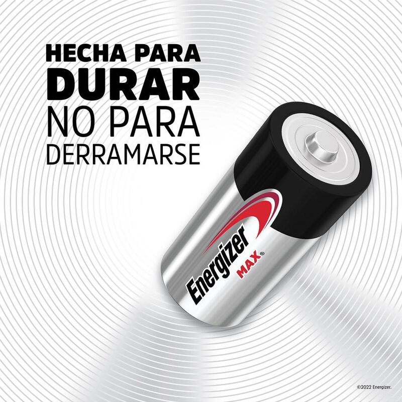 Pila Energizer Max Alcalina D Con 2 Piezas Gran... image number null