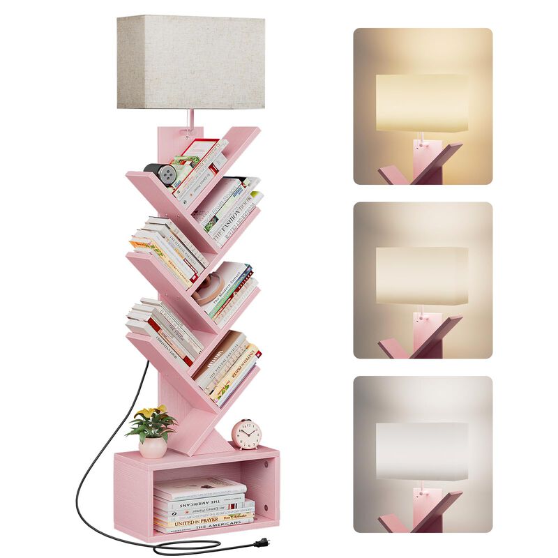 Estanter&iacute;a Evermagin 38 cm Rosa De 6 Niveles Co... image number null