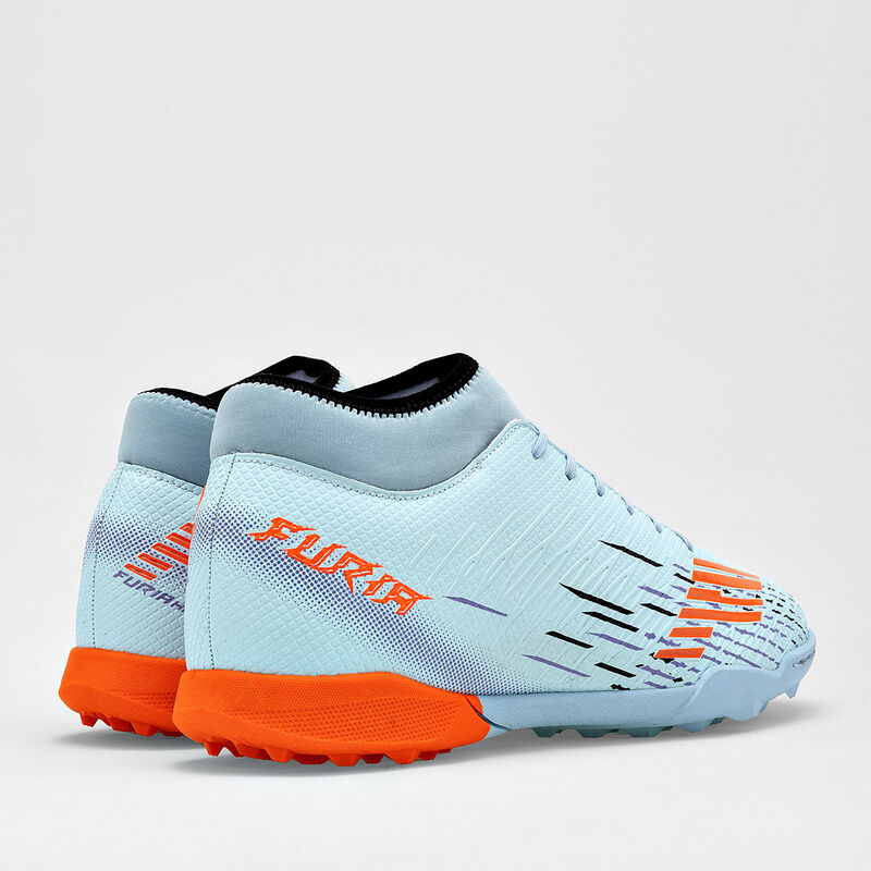 Furia Tenis De F&uacute;tbol Para Mujer Azul Naranja C... image number null
