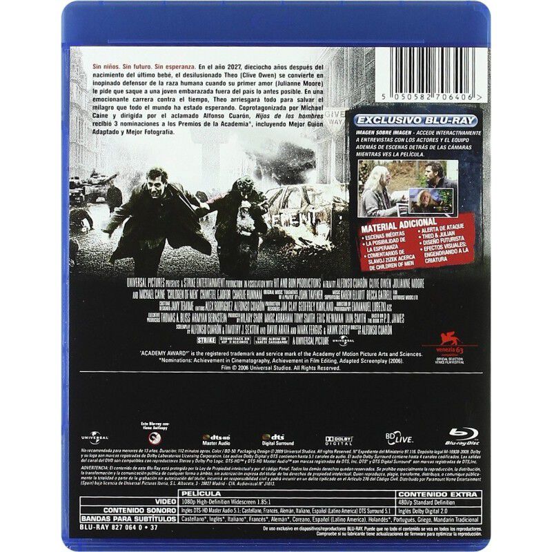 Hijos De Los Hombres (blu-ray) image number null