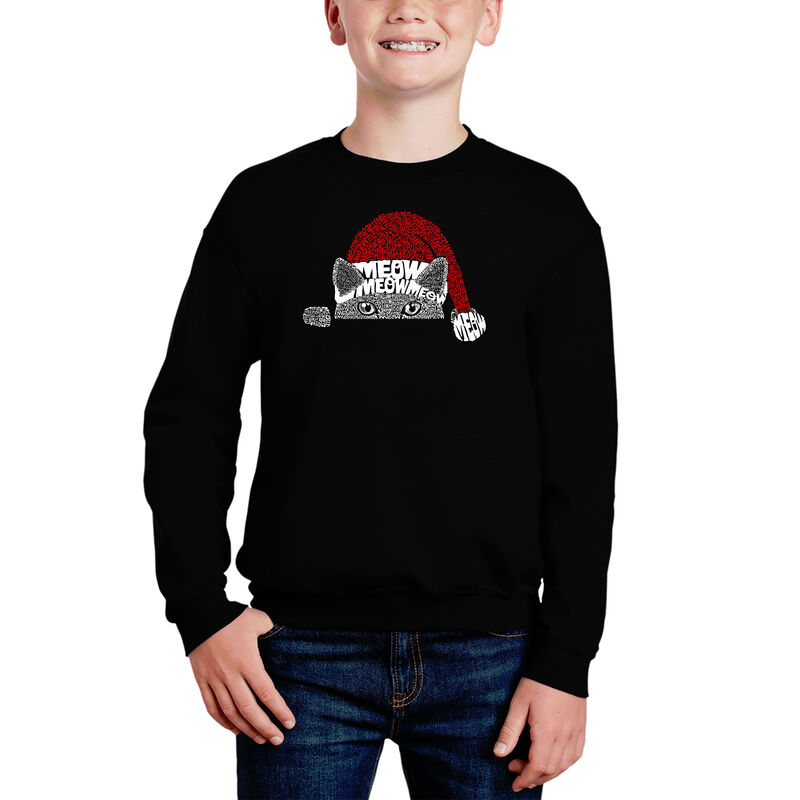 Sudadera De Cuello Redondo Word Art Para Ni&ntilde;o -... image number null