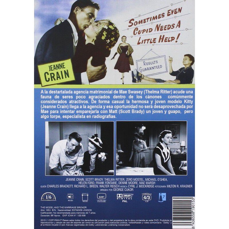 La Modelo Y La Casamentera [dvd] (1951) The Mod... image number null