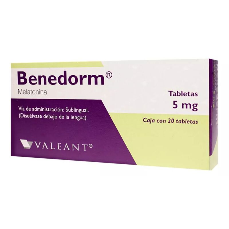 Benedorm Tableta 5 Mg, 20 Tabletas image number null