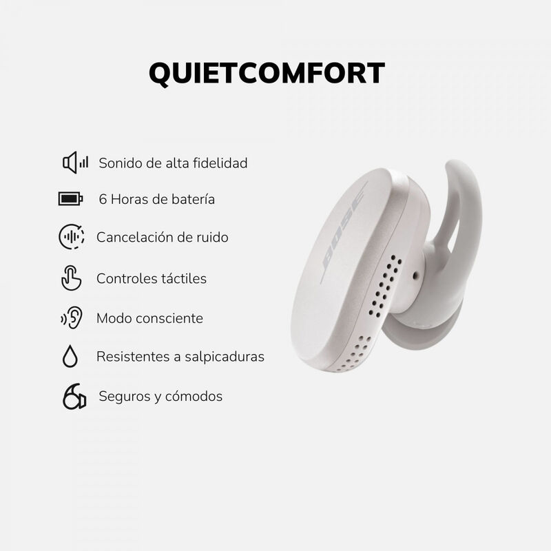 Aud&iacute;fonos Inal&aacute;mbricos Bose QuietComfort Blueto... image number null