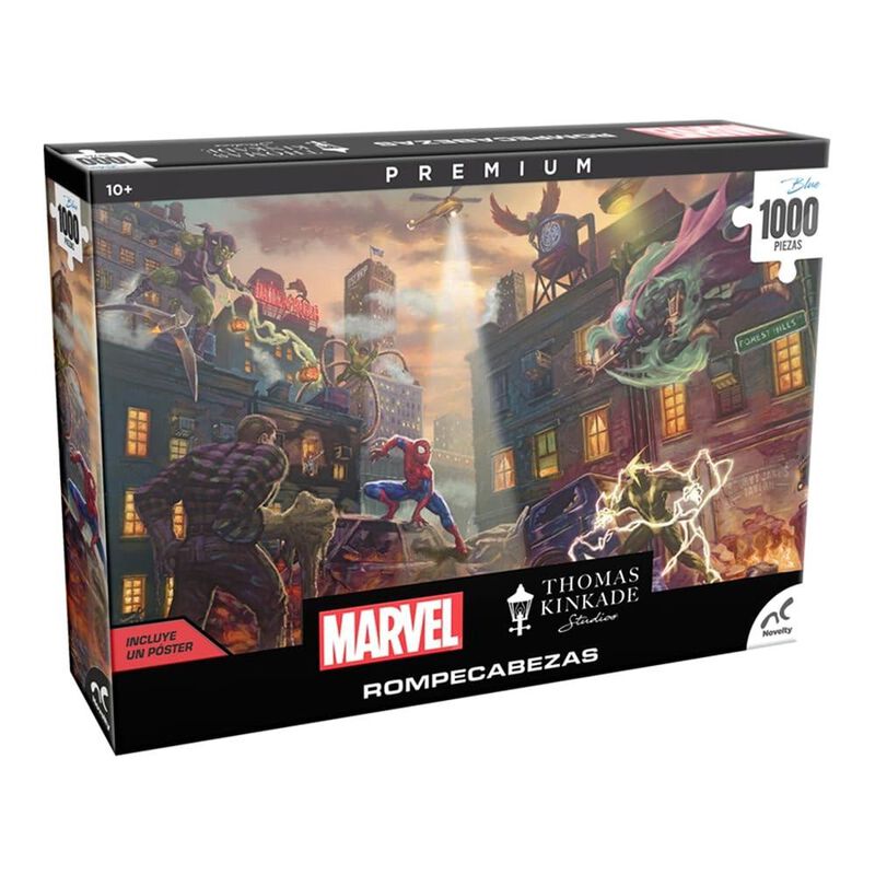 Rompecabezas Spider-man Thomas Kinkade 1000 Pie... image number null