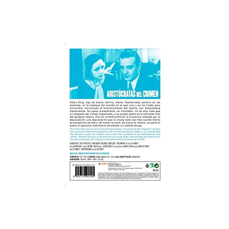Arist&oacute;cratas Del Crimen (vos) [dvd] (1931) Bad ... image number null