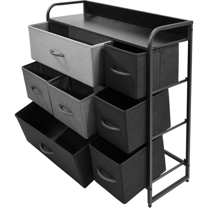 Mueble Buro Organizador Comoda Metal 7 Cajonera... image number null