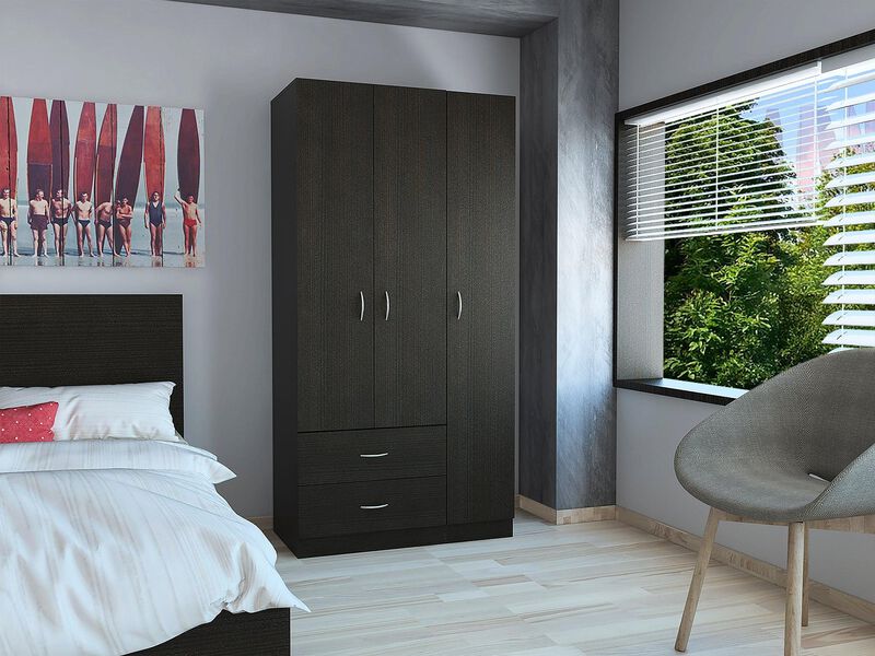 Closet América Wengue con Dos Cajones Virtual M... image number null