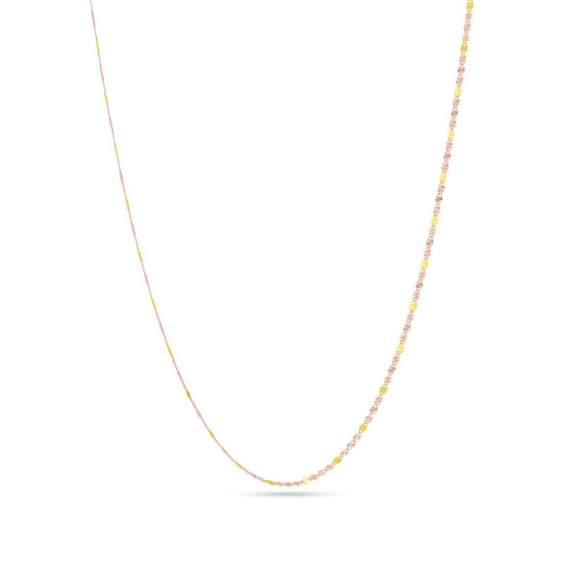 Cadena De Oro Florentino 14K Valentino (45Cm Ap... image number null