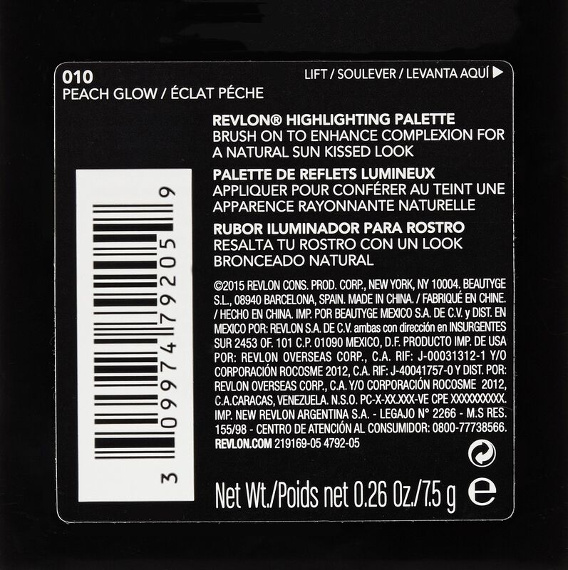 Paleta Iluminadora Revlon Peach Glow 7,7 Ml image number null