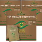 Toallitas Para P&aacute;rpados Y Pesta&ntilde;as Noveha Con Aceite De Coco Y &Aacute;rbol De T&eacute;, 60 Unidades, 3 Unidades