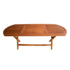 Mesa Ovalada Modelo Jardín 100x210 – Rústico Tratable