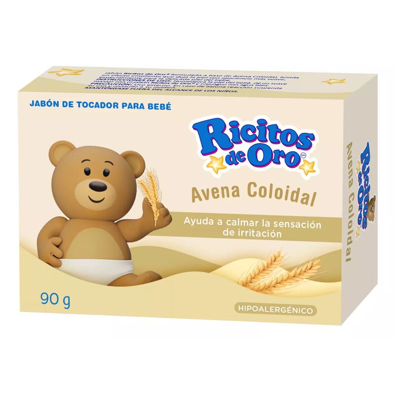 Jab&oacute;n Ricitos De Oro Avena 90g image number null