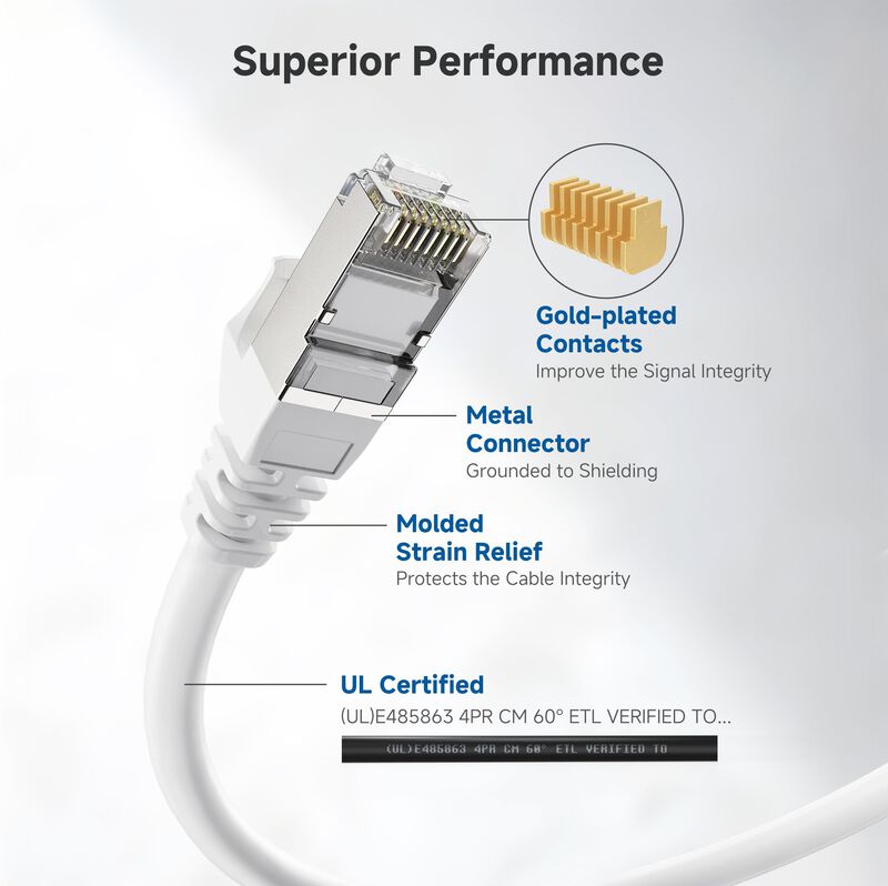 Cable Ethernet Matters Cat 6a, 10 Gbps, 9 M, Bl... image number null