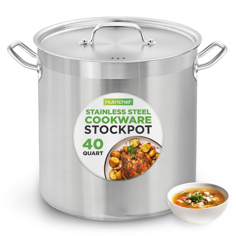 Olla Acero Inoxidable Nutrichef 40 Quarts image number null