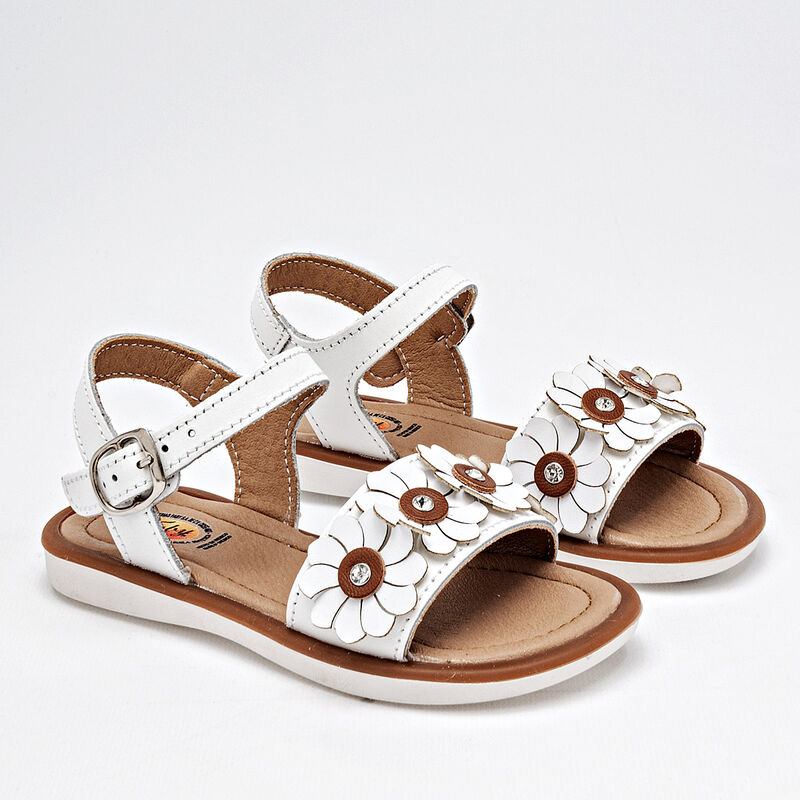 Faby Sandalia para ni&ntilde;a blanco image number null