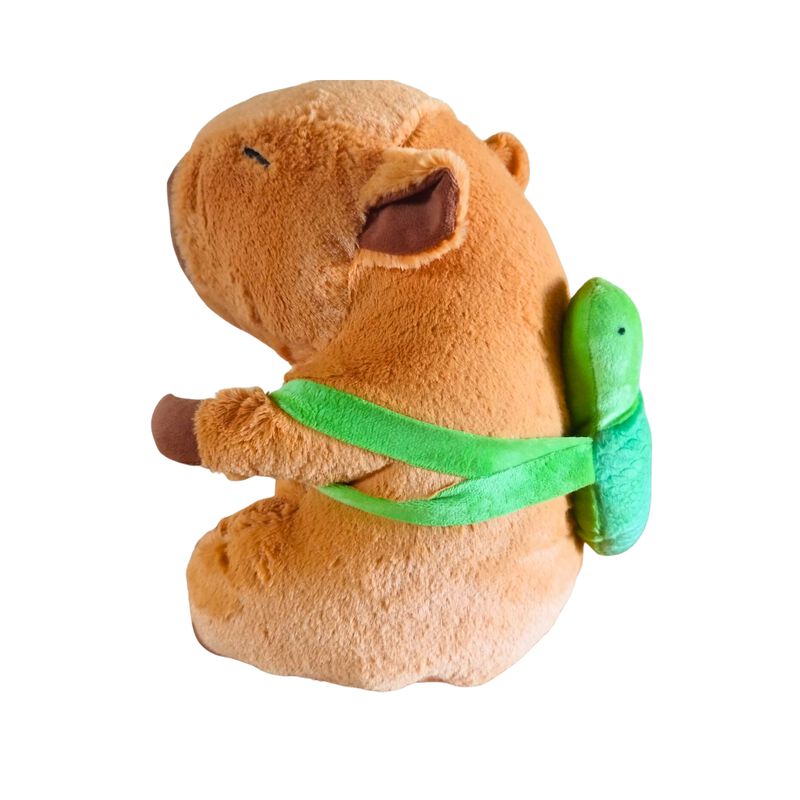 Peluche Grande Capibara Y Tortuga Suave Marca K... image number null