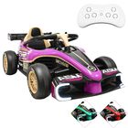 Montable El&eacute;ctrico para Ni&ntilde;os Carro de Carreras con Bluetooth Control Remoto 12v Apto a Partir de 3 A&ntilde;os Hasta 30 kg - Morado