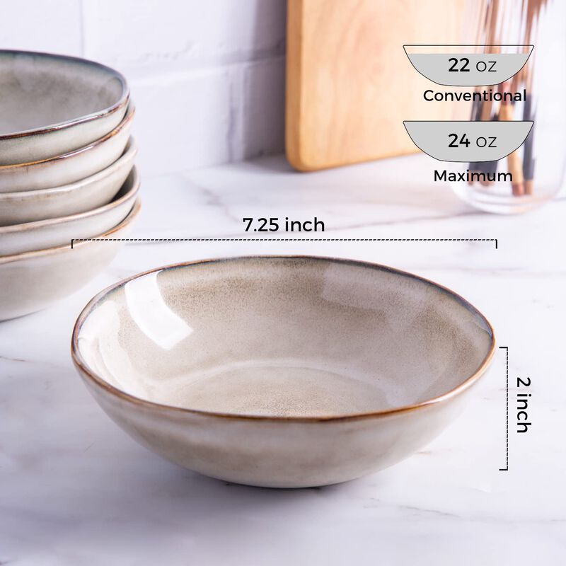 Tazones Para Cereal Amorarc 6 Piezas 680ml image number null