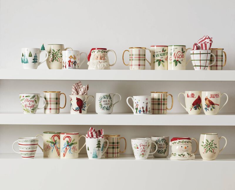 Juego De Tazas Lenox 4 Piezas 420 ml Merry Grin... image number null