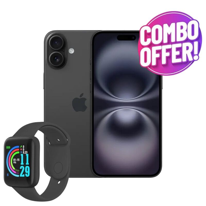iPhone 16 Plus 128GB Negro + Smartwatch image number null