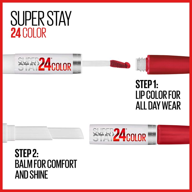 L&aacute;piz Labial L&iacute;quido Maybelline Super Stay 24 V... image number null