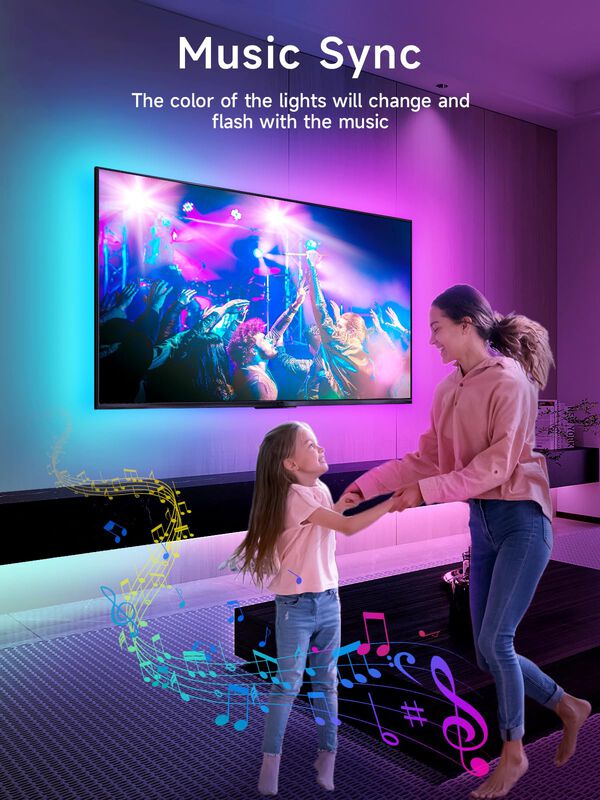 Luces Led Kantutoe Para Tv De 45 A 75 Pulgadas ... image number null